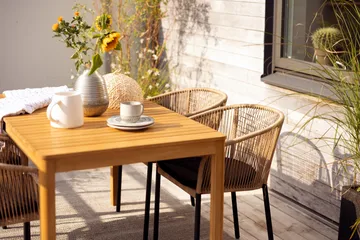 델타 암체어 - Black-natural - Brafab