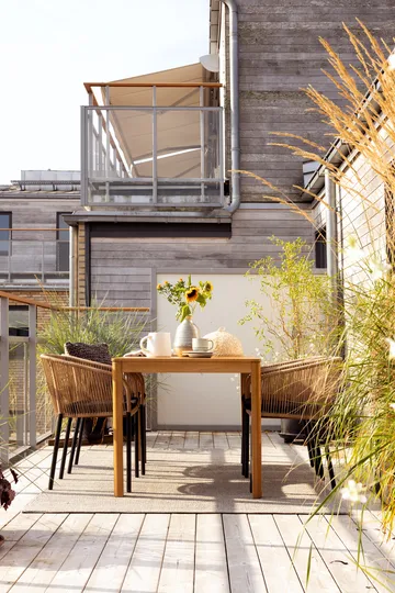 델타 암체어 - Black-natural - Brafab