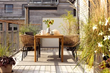 델타 암체어 - Black-natural - Brafab