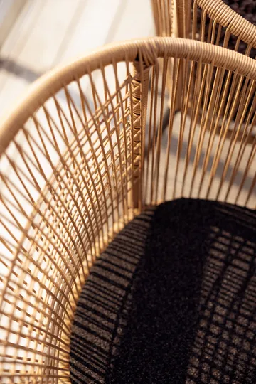 델타 암체어 - Black-natural - Brafab