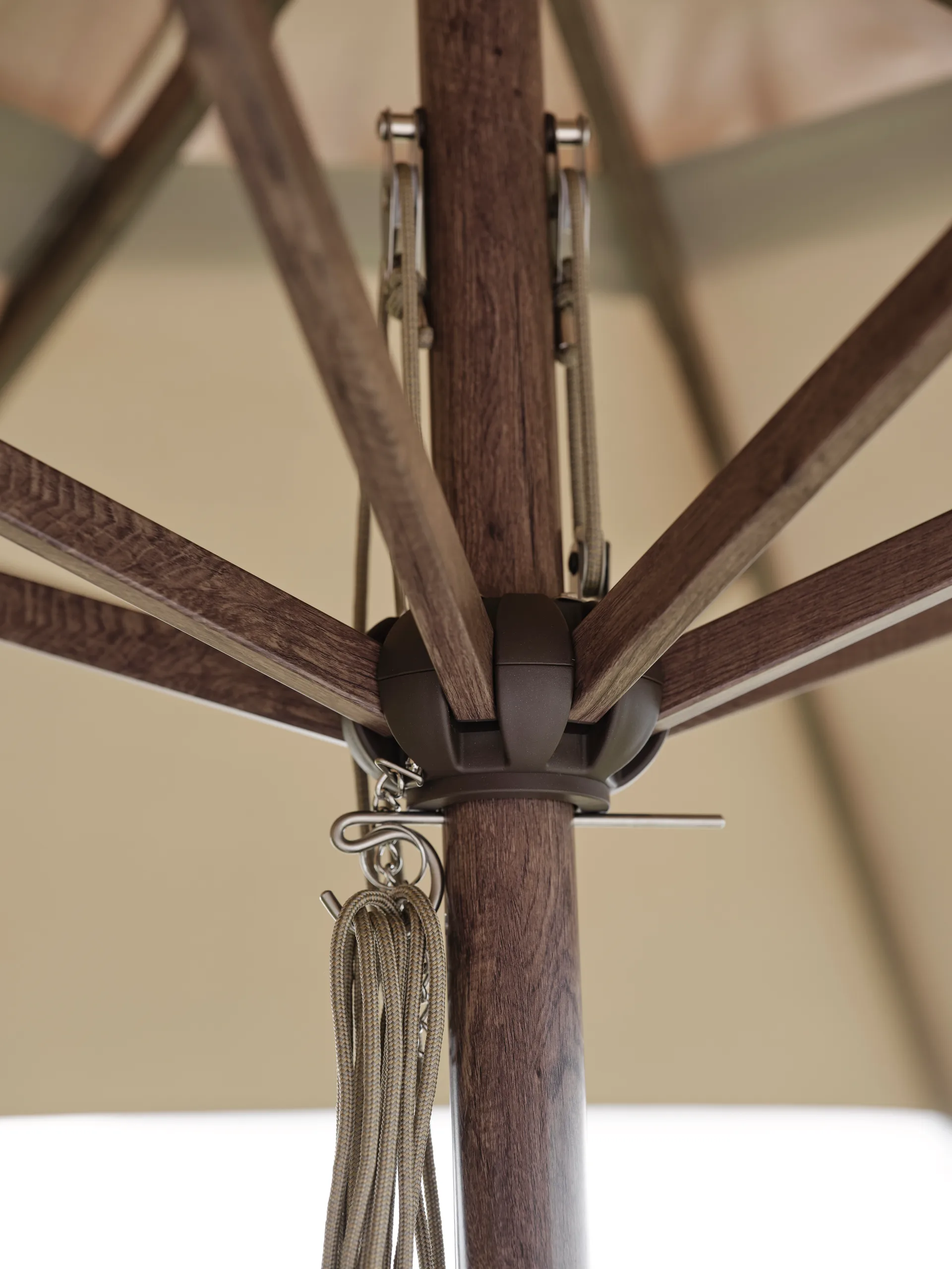 팔리아노 파라솔, Brown-taupe 300 cm Brafab