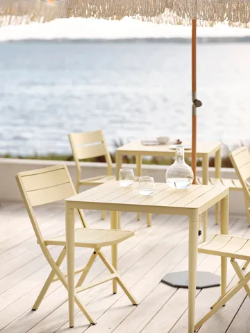 빅비 다이닝 테이블 - Dusty green, 76x76 cm - Brafab