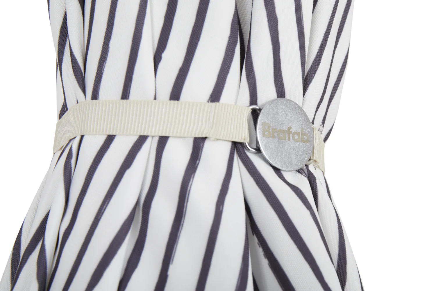 개츠비 파라솔, Grey stripe, Ø185 cm Brafab