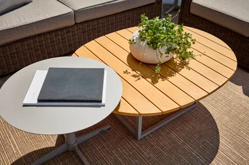 올리브 커피 테이블 - Khaki-bamboo, 110x80 cm - Brafab