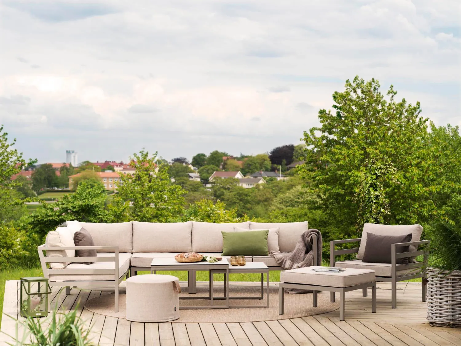 웰던 소파 모듈, Khaki-sand, middle section Brafab