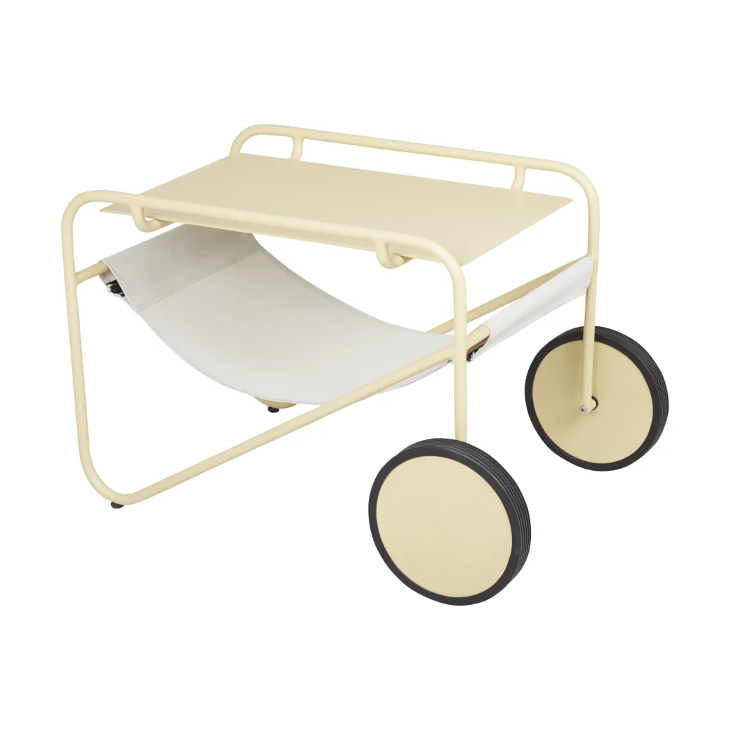 포울 테이블 사이드 테이블, Lemon-off white, 72x44 cm Brafab