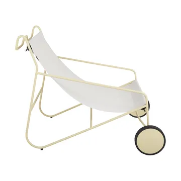 포울 체어 라운지 암체어 - Lemon-off white - Brafab