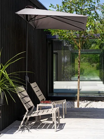 델리아 라운지 체어 - Light grey - Brafab