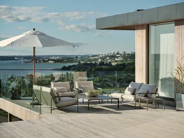 팔리아노 파라솔 - Natural-white 300 cm - Brafab