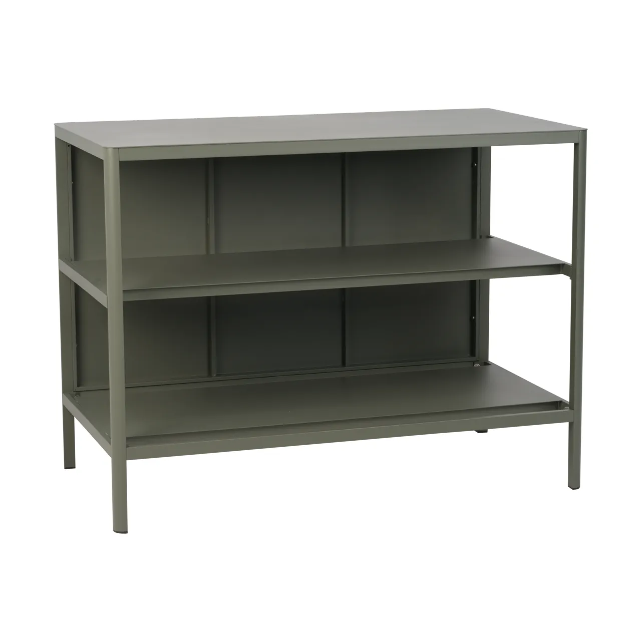 켈리아 야외 주방 벤치(선반 포함), Nordic green, 121x91x64 cm Brafab