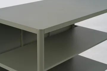 켈리아 야외 주방 벤치(선반 포함) - Nordic green, 121x91x64 cm - Brafab