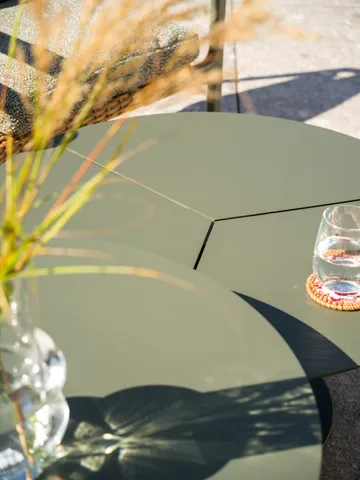 피스 커피 테이블 - Nordic green, Ø80x46 cm - Brafab