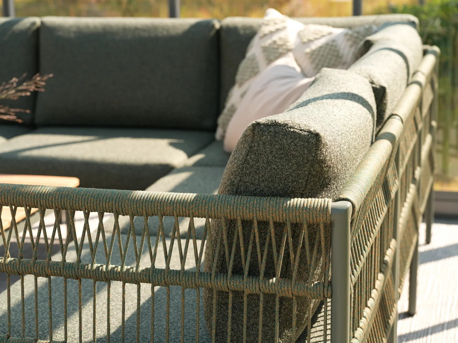 레노 소파 모듈, Nordic green-raw avocado, middle unit Brafab