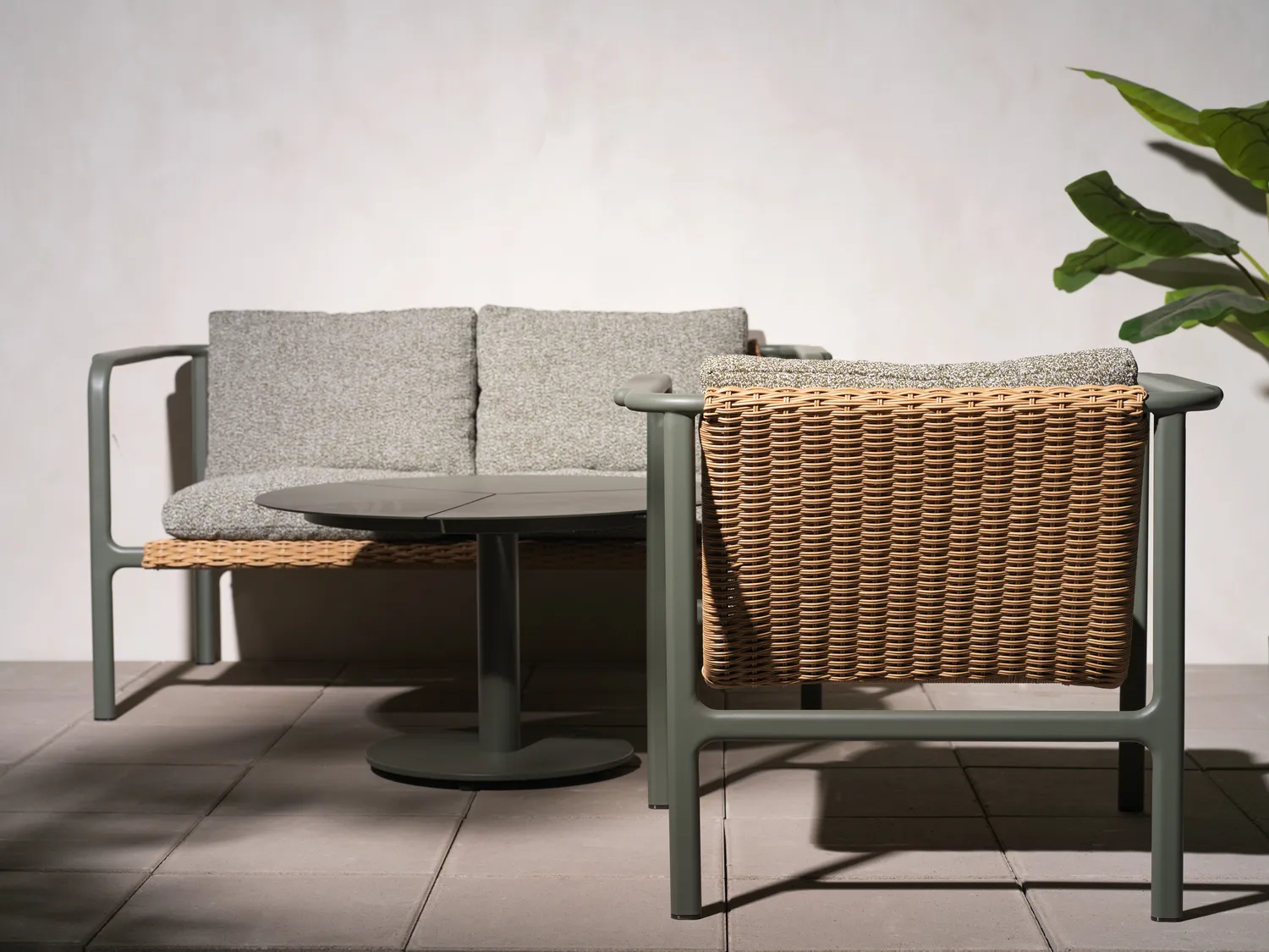 모티 소파, Nordic green-teddy verde, 2-seater Brafab