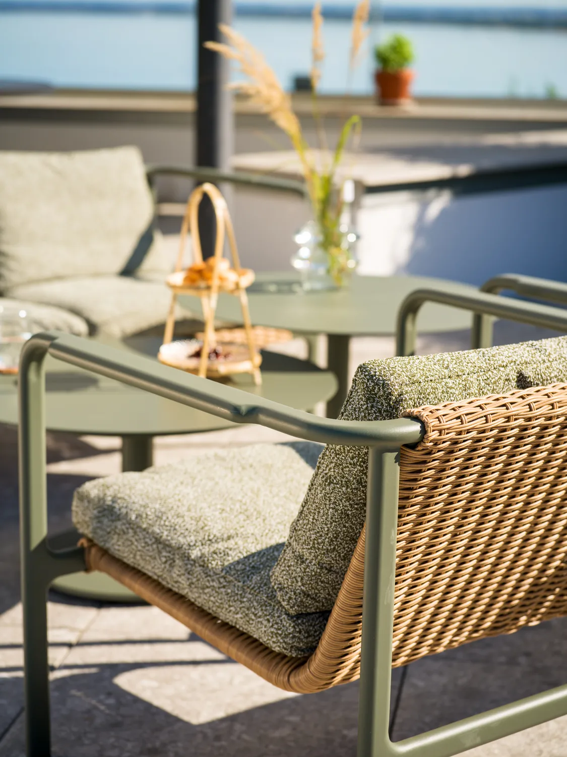 모티 암체어, Nordic green-teddy verde Brafab