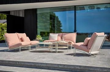 블릭스트 커피 테이블 - Pearl white, Ø65 cm - Brafab