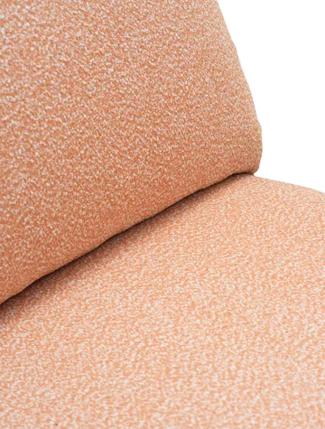 블릭스트 라운지 암체어 - Pearl white-teddy orange - Brafab