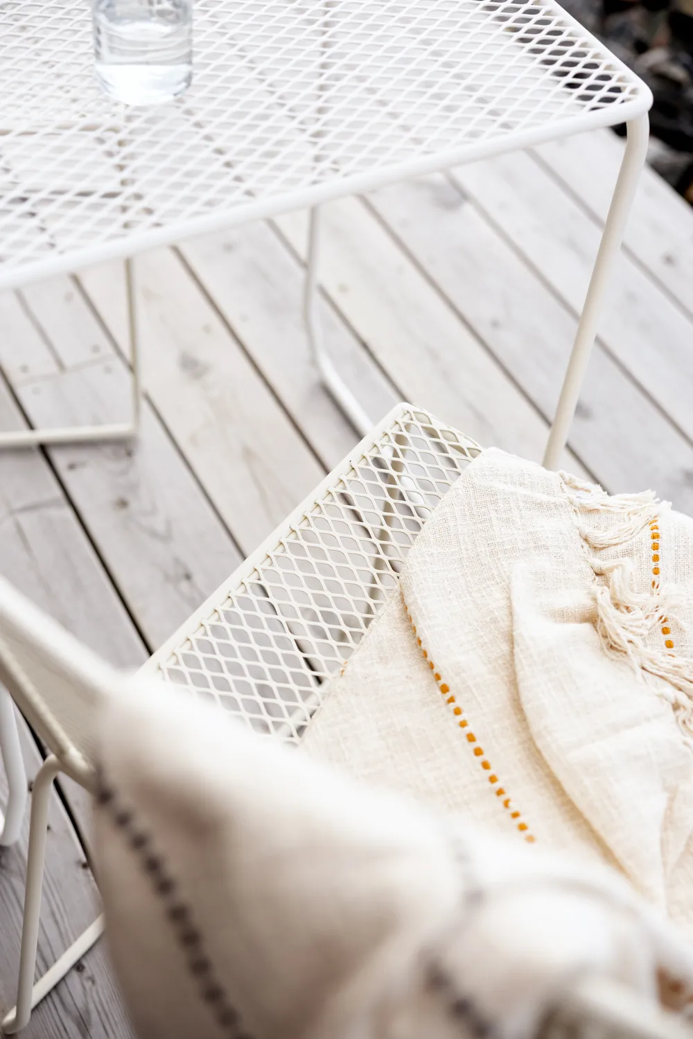 하루 다이닝 체어, Pearl white Brafab