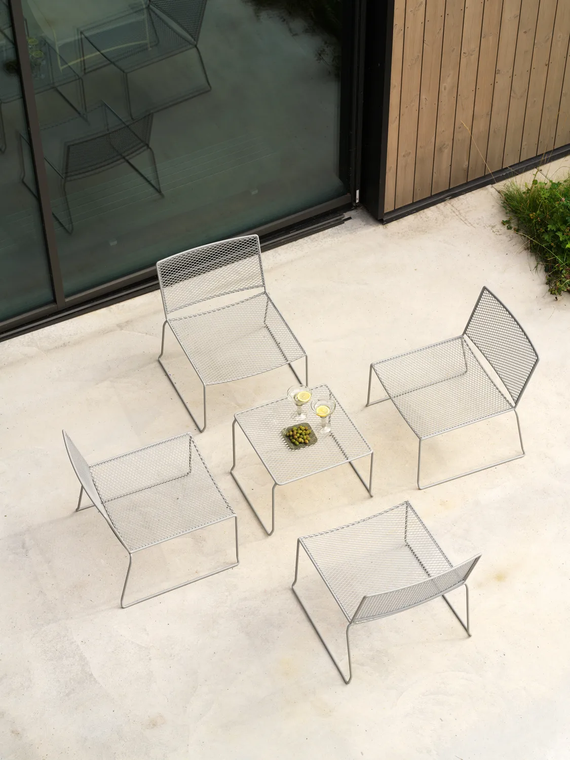 하루 사이드 테이블, Slate grey, 54x54 cm Brafab