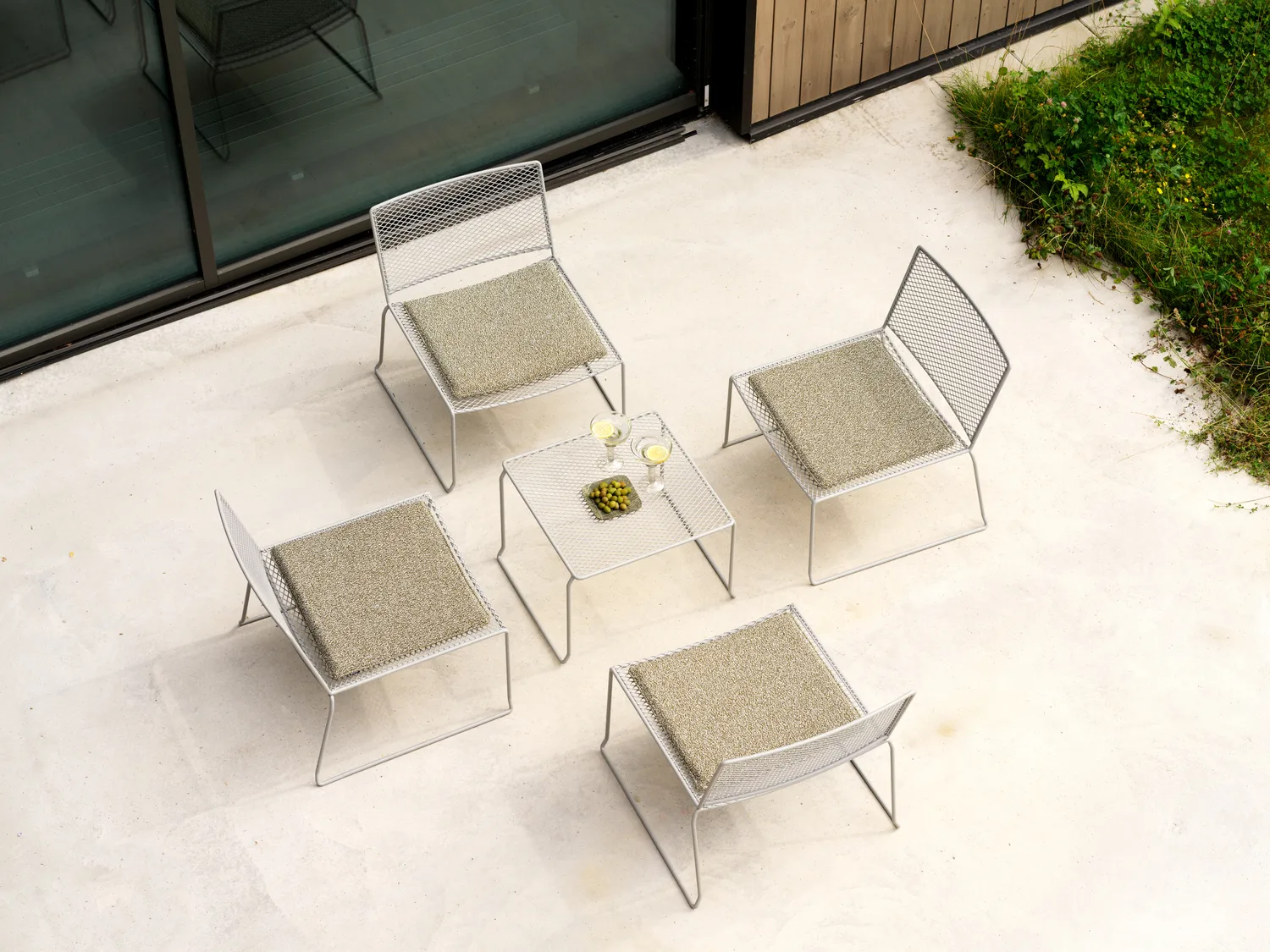 하루 사이드 테이블, Slate grey, 54x54 cm Brafab