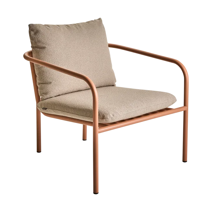 벤트 라운지 체어 - Teddy beige-peach - Brafab