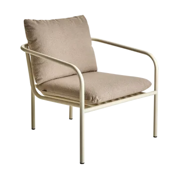 벤트 라운지 체어 - Teddy beige-pearl white - Brafab