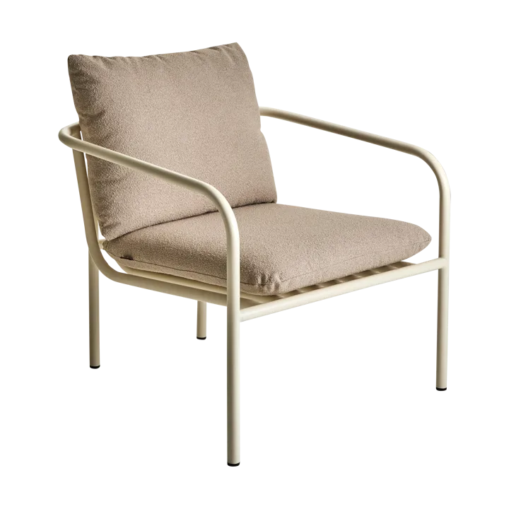 벤트 라운지 체어 - Teddy beige-pearl white - Brafab