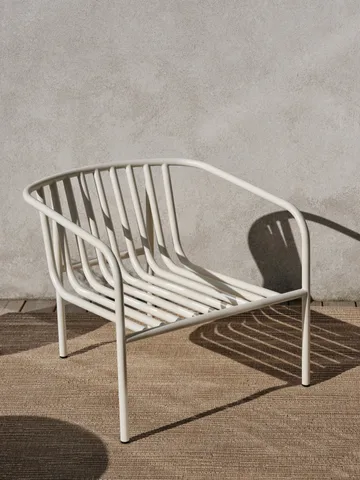 벤트 라운지 체어 - Teddy beige-pearl white - Brafab