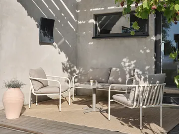 벤트 라운지 체어 - Teddy beige-pearl white - Brafab