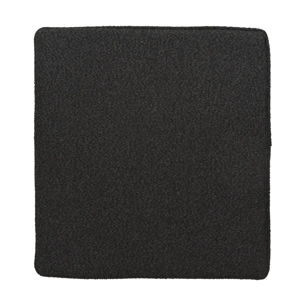 프리스크 시트 쿠션, Teddy black, 43x41 cm Brafab