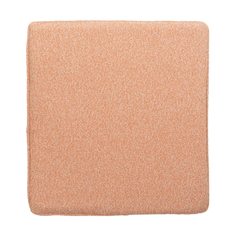 프리스크 시트 쿠션, Teddy orange, 37x37 cm Brafab