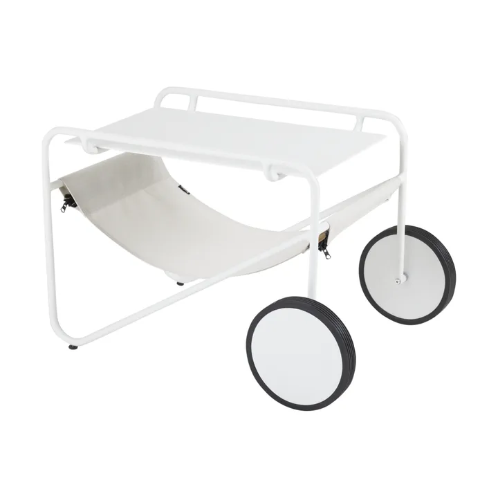 포울 테이블 사이드 테이블 - White-off white, 72x44 cm - Brafab