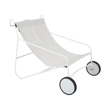 포울 체어 라운지 암체어 - White - Brafab