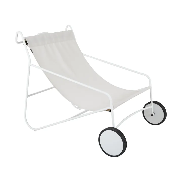 포울 체어 라운지 암체어 - White - Brafab