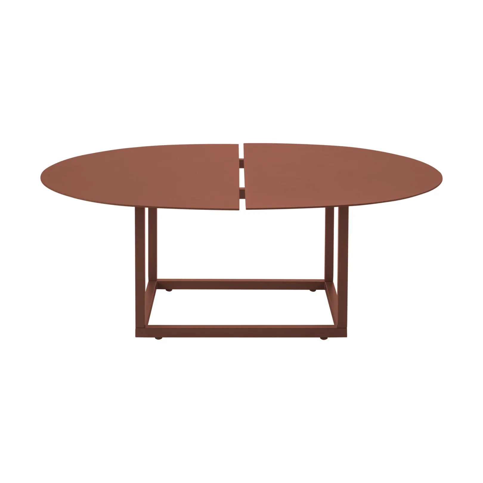 올리브 커피 테이블, Zin red, 110x80 cm Brafab