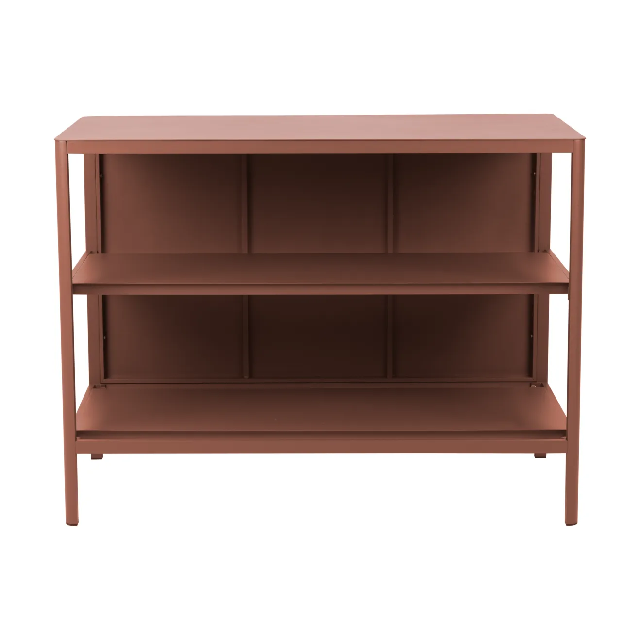 켈리아 야외 주방 벤치(선반 포함), Zin red, 121x91x64 cm Brafab