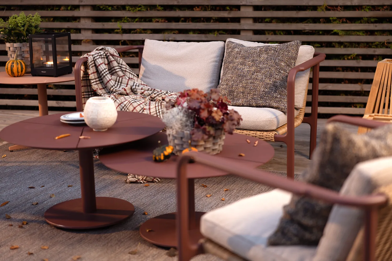 모티 소파, Zin red-teddy beige, 2-seater Brafab