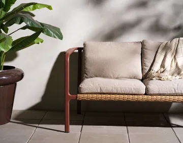 모티 소파 - Zin red-teddy beige, 2-seater - Brafab