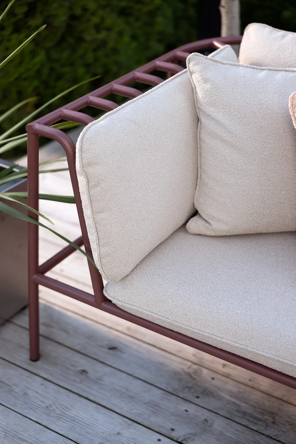 콜리에 소파 모듈, Zin red-teddy beige, corner Brafab