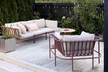 콜리에 소파 모듈 - Zin red-teddy beige, middle section - Brafab