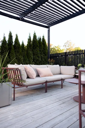 콜리에 소파 모듈 - Zin red-teddy beige, middle section - Brafab