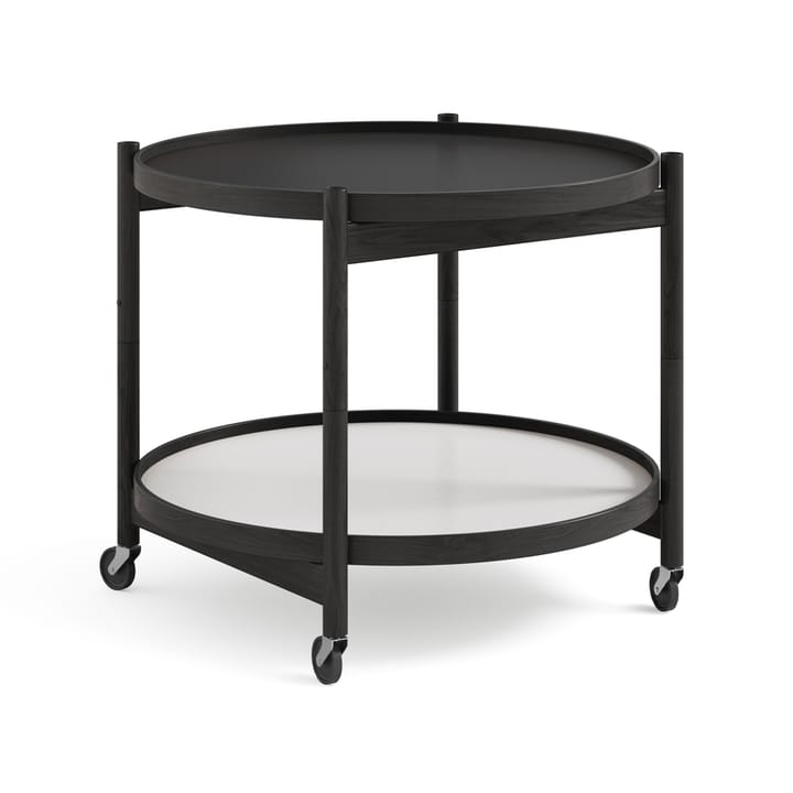 볼링 트레이 테이블 모델 60 - Base, black lacquered oak stand - Brdr. Krüger | 브라더 크루거