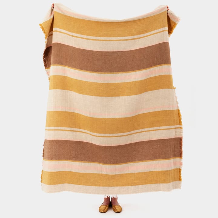 세짐 울 담요 130x170 cm - Nutty yellow - Brita Sweden | 브리타스웨덴