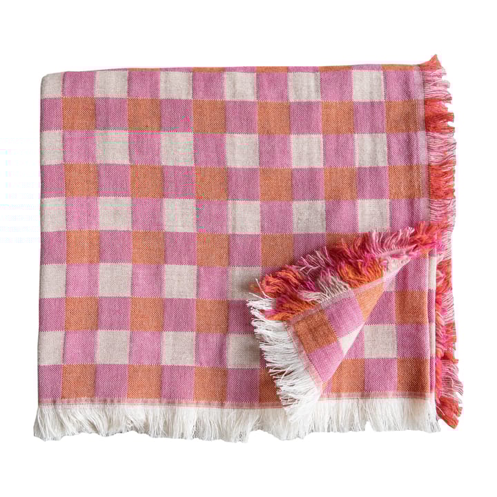 파피 울 스로우 130x170 cm - Pink - Brita Sweden | 브리타스웨덴