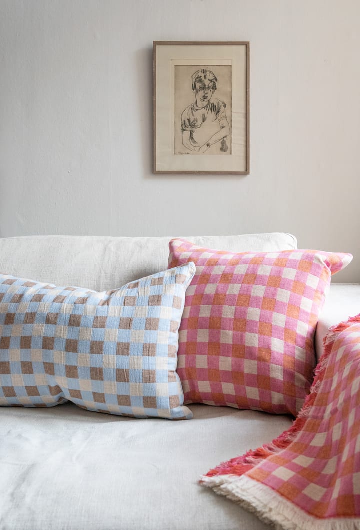 파피 울 스로우 130x170 cm, Pink Brita Sweden | 브리타스웨덴