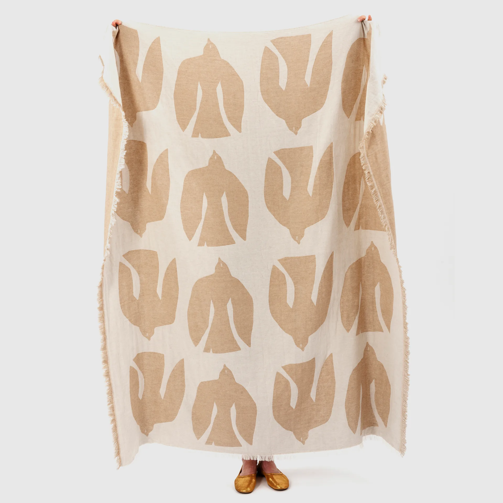 얼리버드 울 담요 130x170 cm, Sand Brita Sweden | 브리타스웨덴