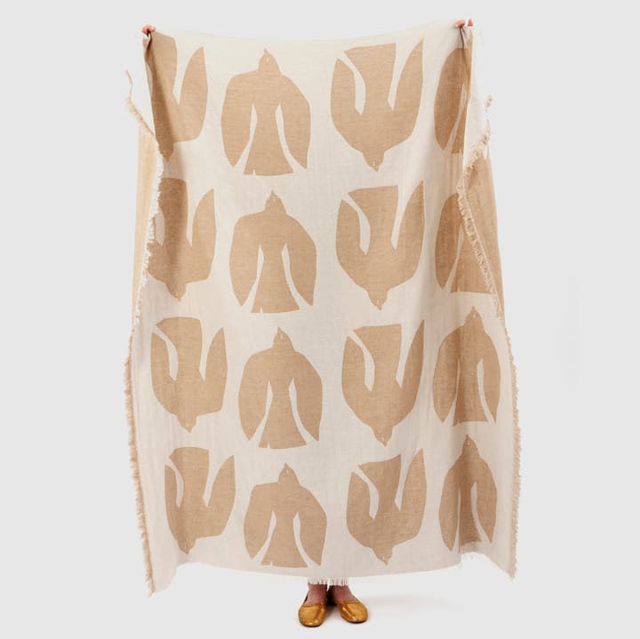 얼리버드 울 담요 130x170 cm - Sand - Brita Sweden | 브리타스웨덴