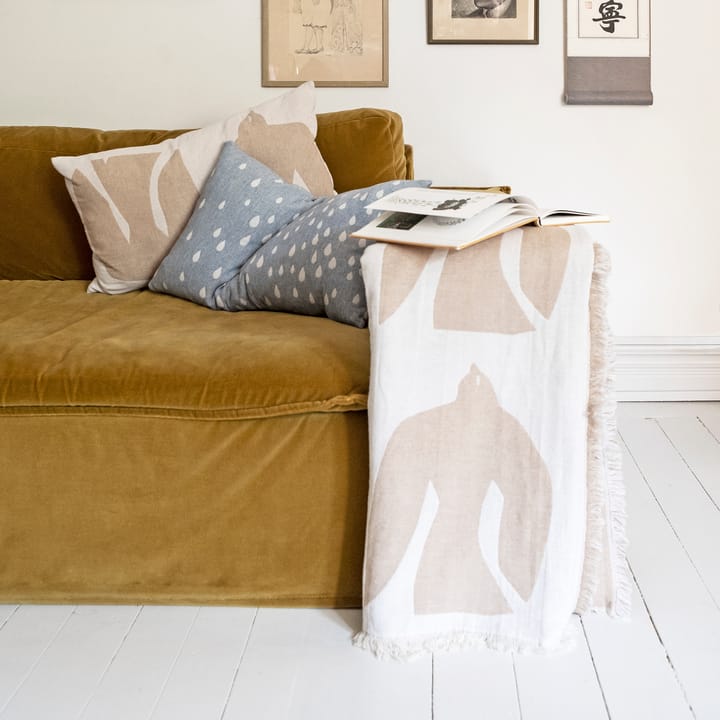 얼리버드 울 담요 130x170 cm - Sand - Brita Sweden | 브리타스웨덴