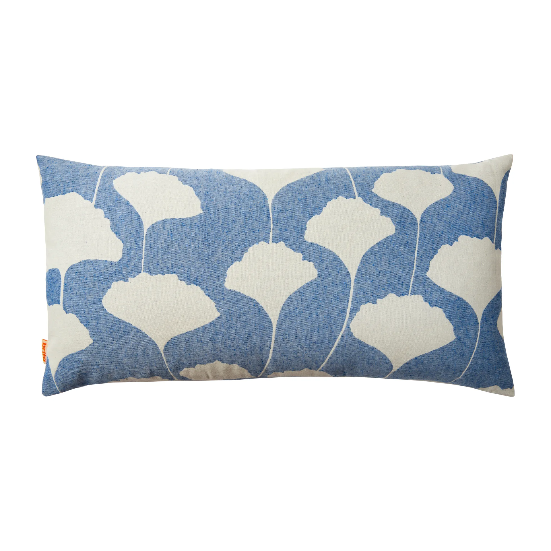 긴코 베개커버 40x80 cm, Blue-white (Indigo) Brita Sweden | 브리타스웨덴