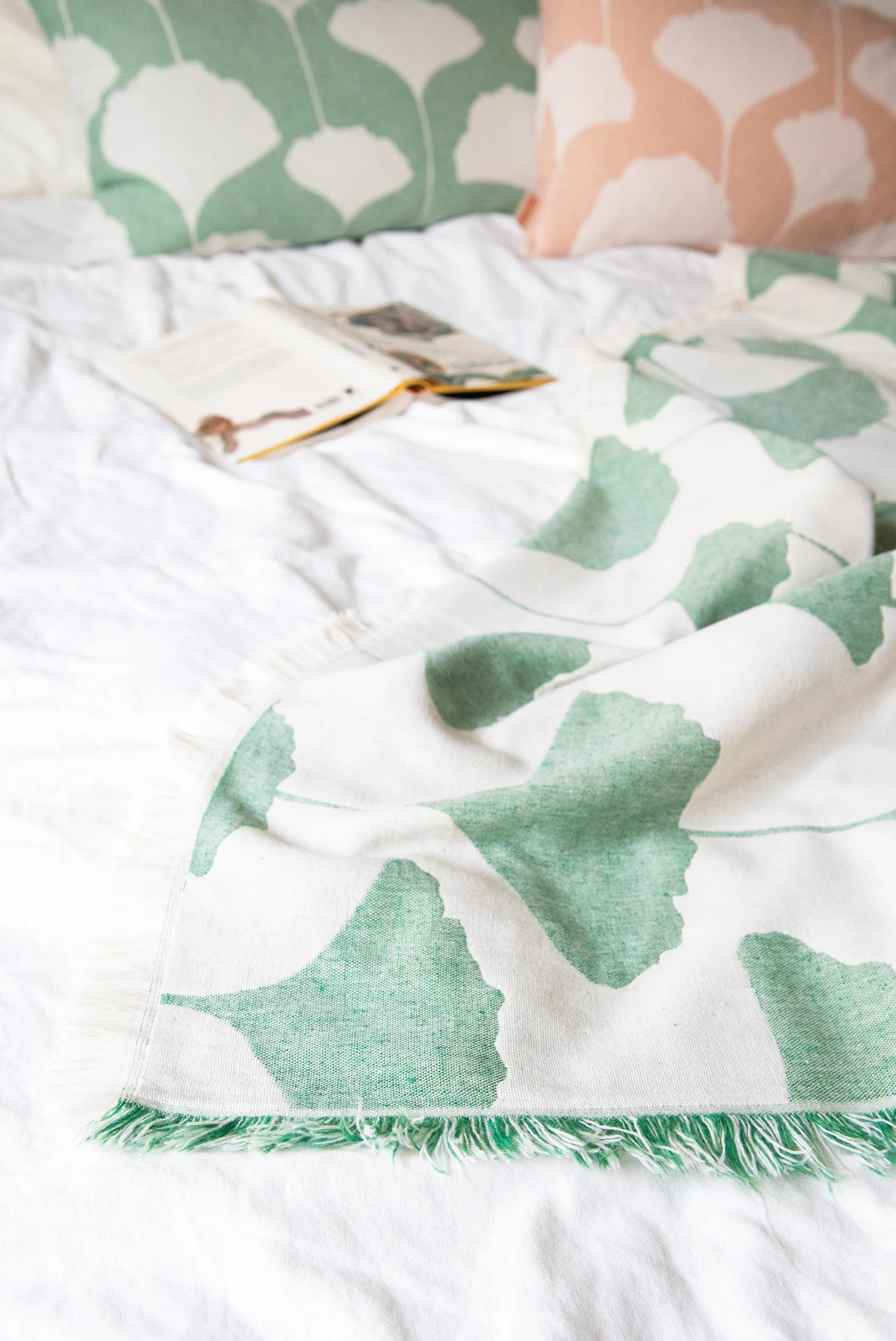 긴코 쿠션 커버 50x50 cm, Pink-white (Agate) Brita Sweden | 브리타스웨덴